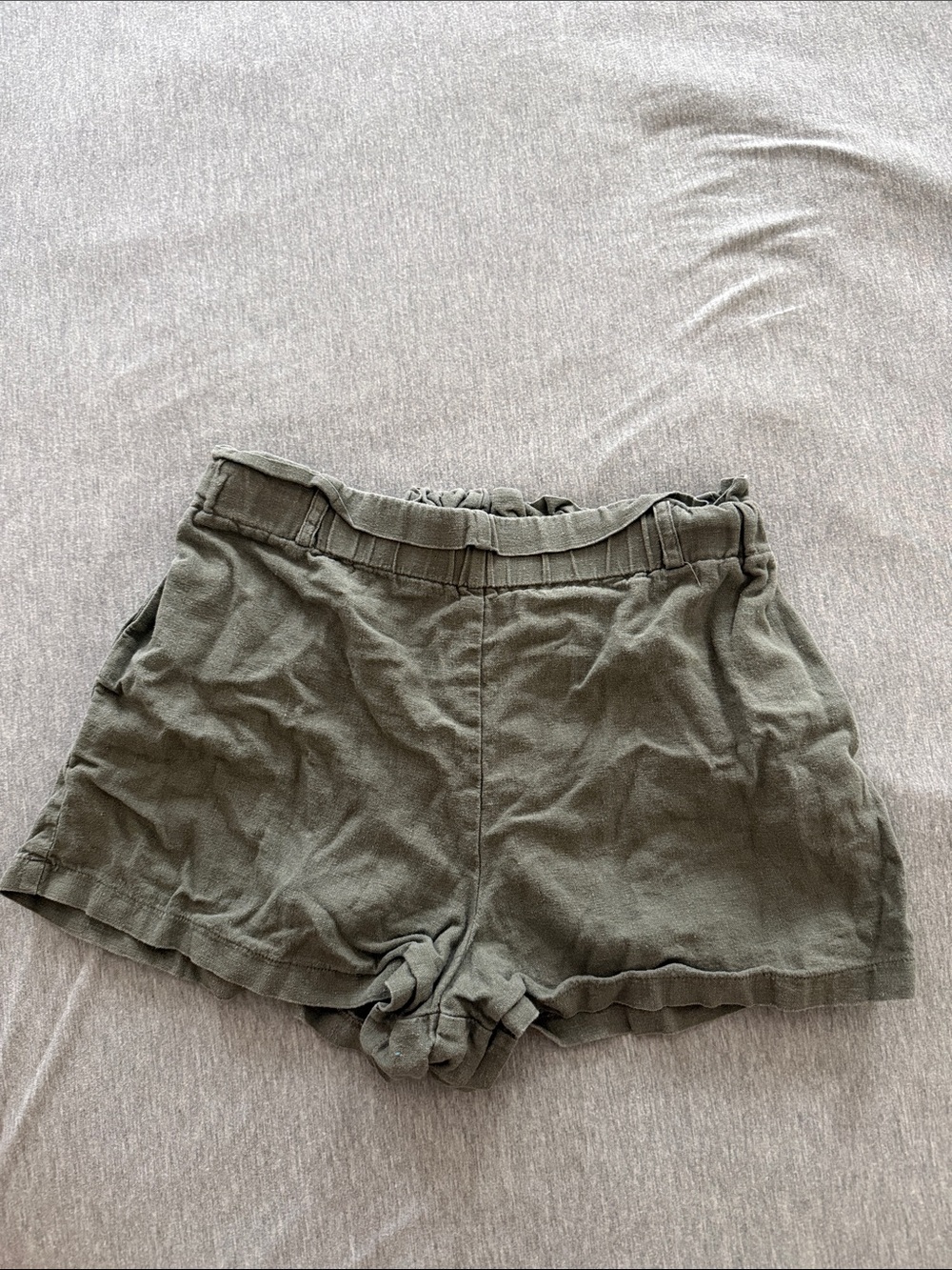 Have Olive Green Athletic Pull-On Shorts